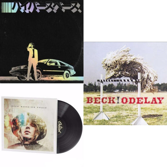 Beck - Hyperspace (2020 Deluxe Edition/Holographic Jacket/Booklet) & Morning Phase & Odelay - LP Vinyl Bundle