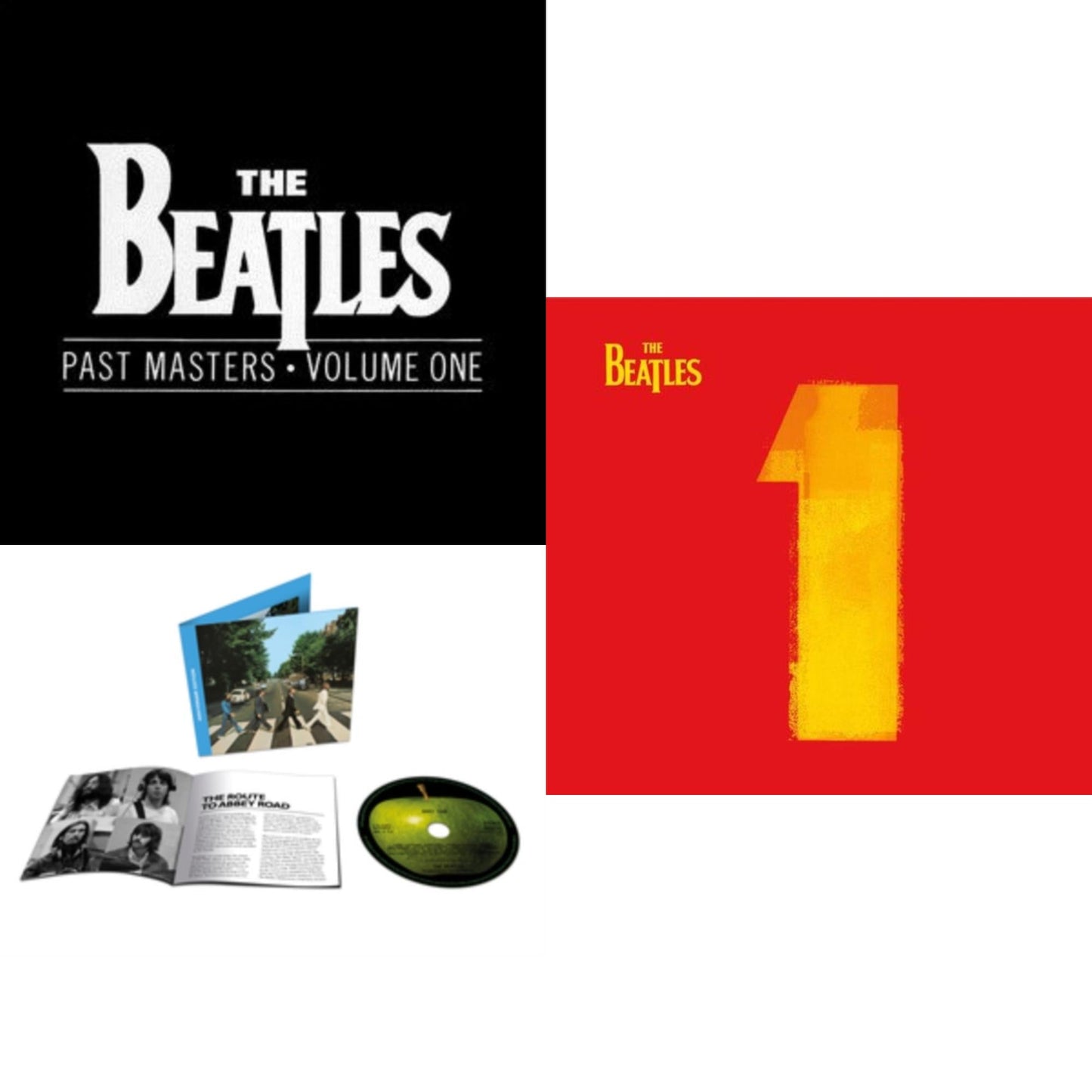 Beatles - Past Masters Vol.1 & 2 & Abbey Road Anniversary & 1 - CD Bundle