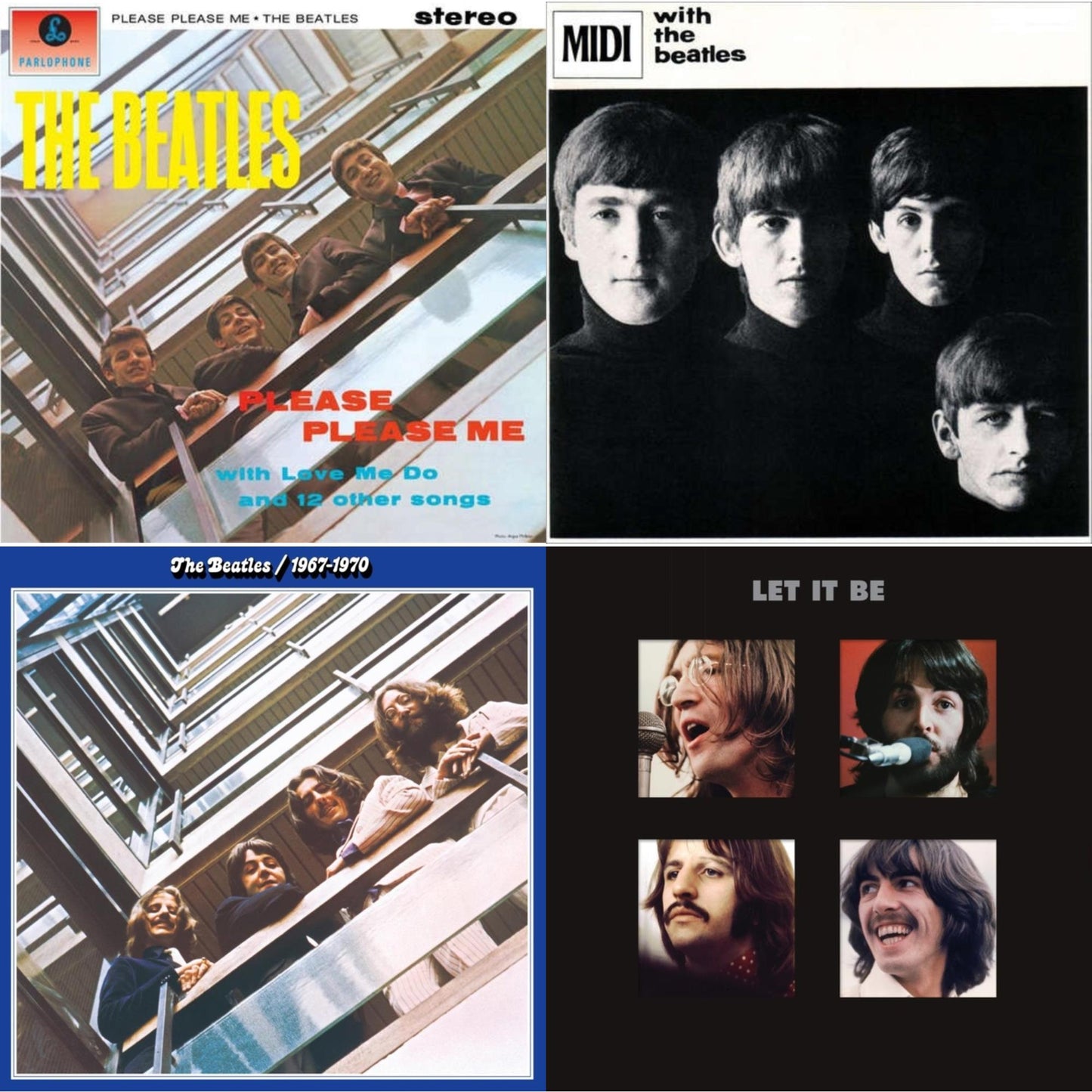 Beatles - Please Please Me & With The Beatles & Beatles 1967-1970 (2023 Edition) (Half-Speed) (3LP) & Let It Be Special Edition (Super Deluxe/Slipbox/Book/4LP/12Inch Ep Box Set)