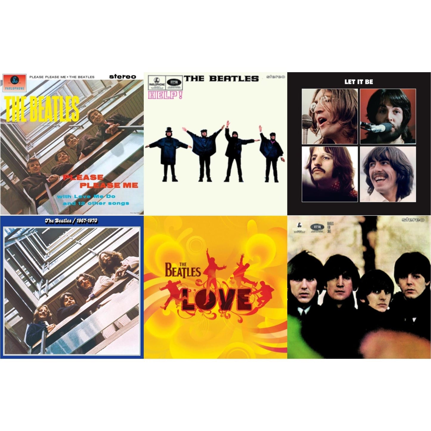 Beatles - Beatles For Sale & Help & Please Please Me & Beatles 1967-1970 (2023 Edition) (Half-Speed) (3LP) & Let It Be Special Edition & Love
