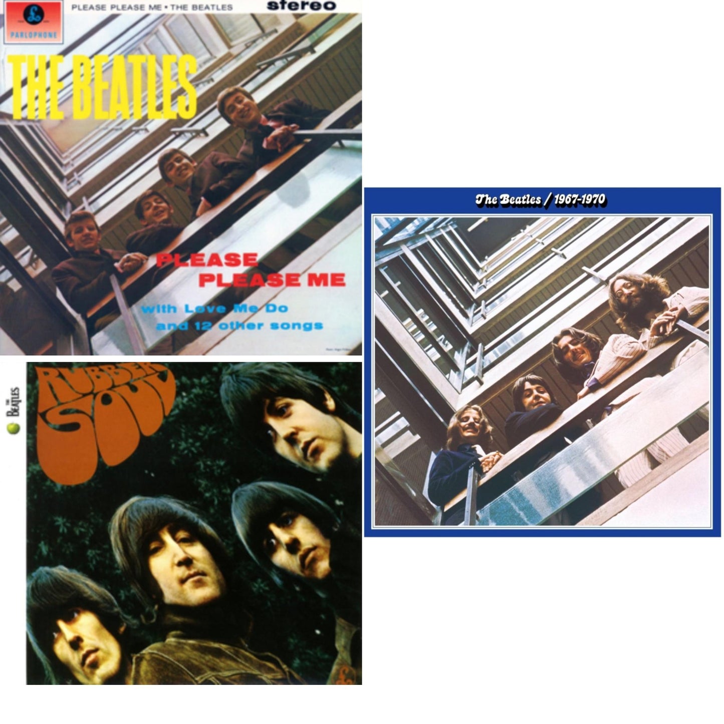Beatles - Please Please Me & Rubber Soul & Beatles 1967-1970 (2023 Edition) (2CD)
