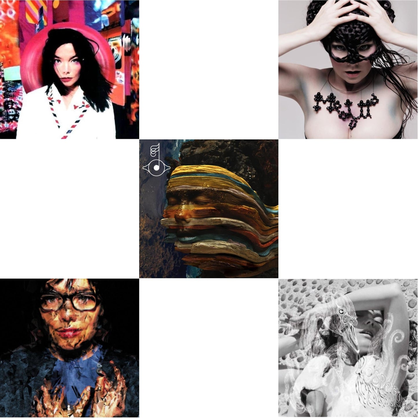 Bjork - Post & Vespertine & Medulla & Selma Songs & Bastards: Remix - LP Vinyl Bundle
