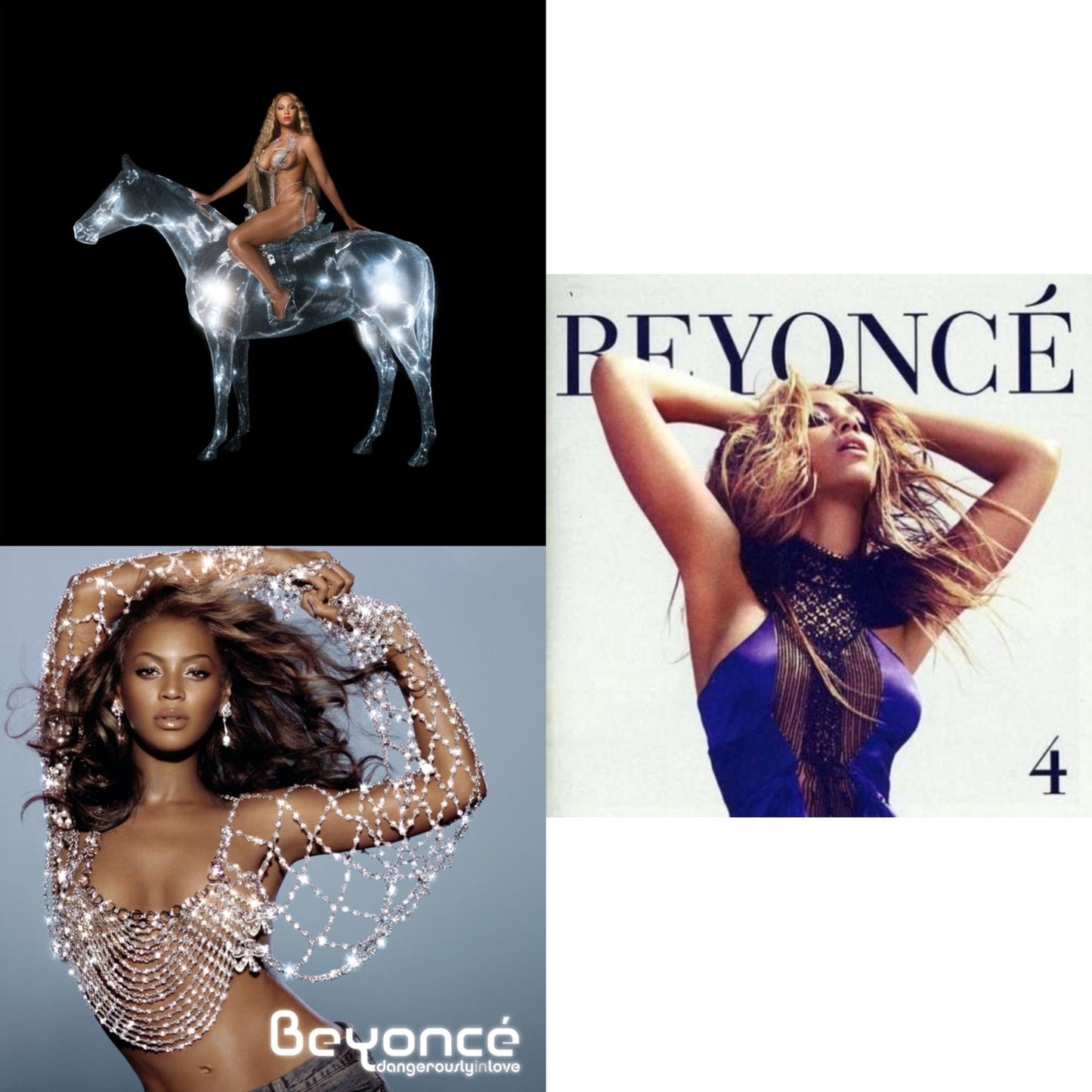 Beyonce - Renaissance (X) & 4 & Dangerously In Love - CD Bundle