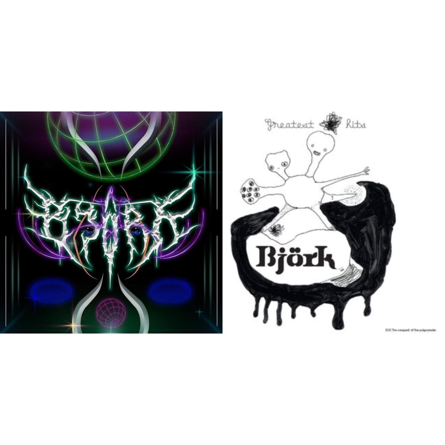 Bjork - Greatest Hits & Remix Collaboration - LP Vinyl Bundle