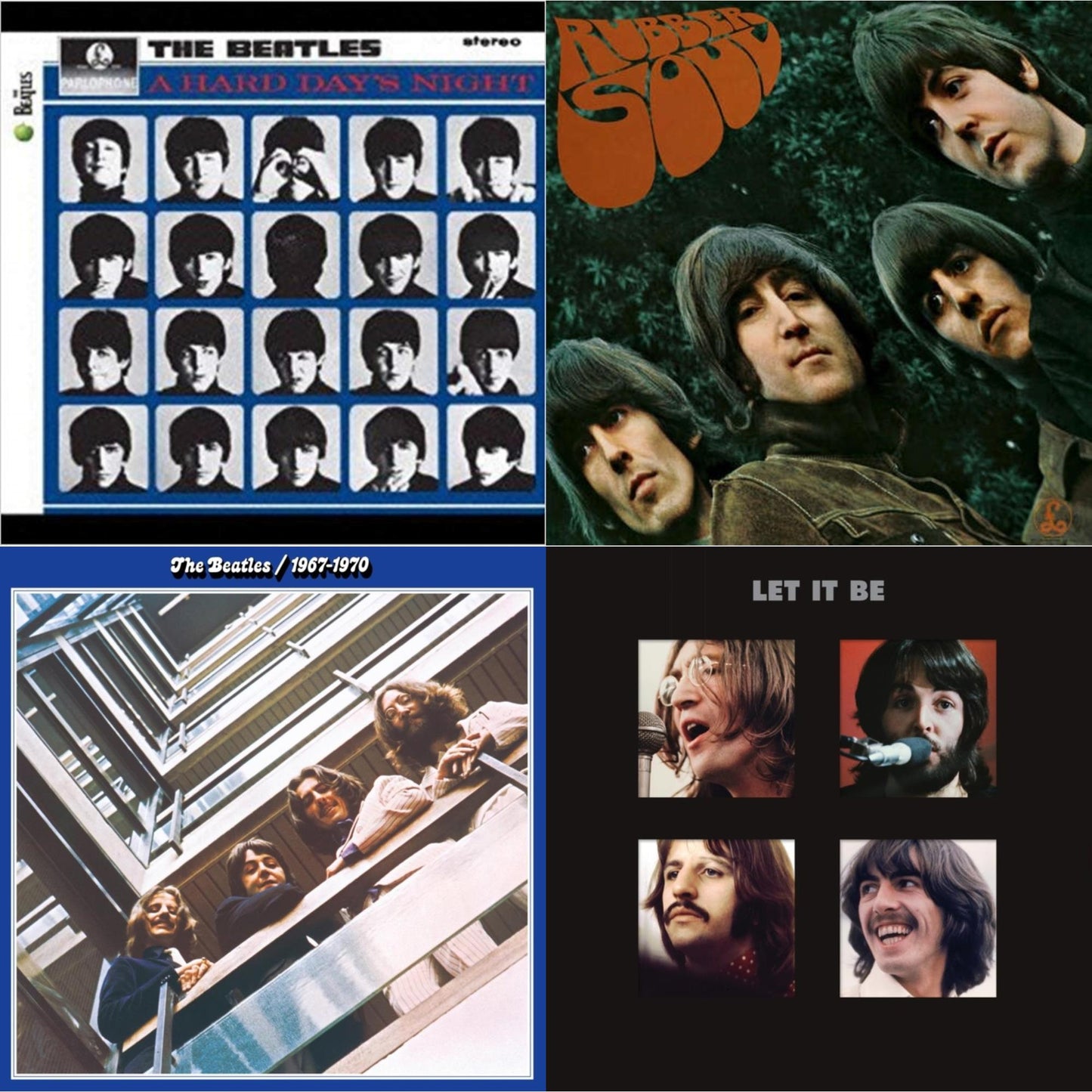 Beatles - Hard Day's Night & Rubber Soul & Beatles 1967-1970 (2023 Edition) (Half-Speed) (3LP) & Let It Be Special Edition (Super Deluxe/Slipbox/Book/4LP/12Inch Ep Box Set)
