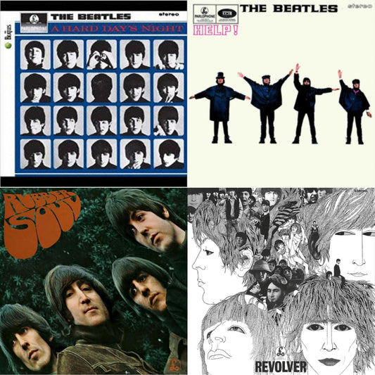 Beatles - Hard Day's Night & Help & Rubber Soul & Revolver Special Edition - LP Vinyl Bundle