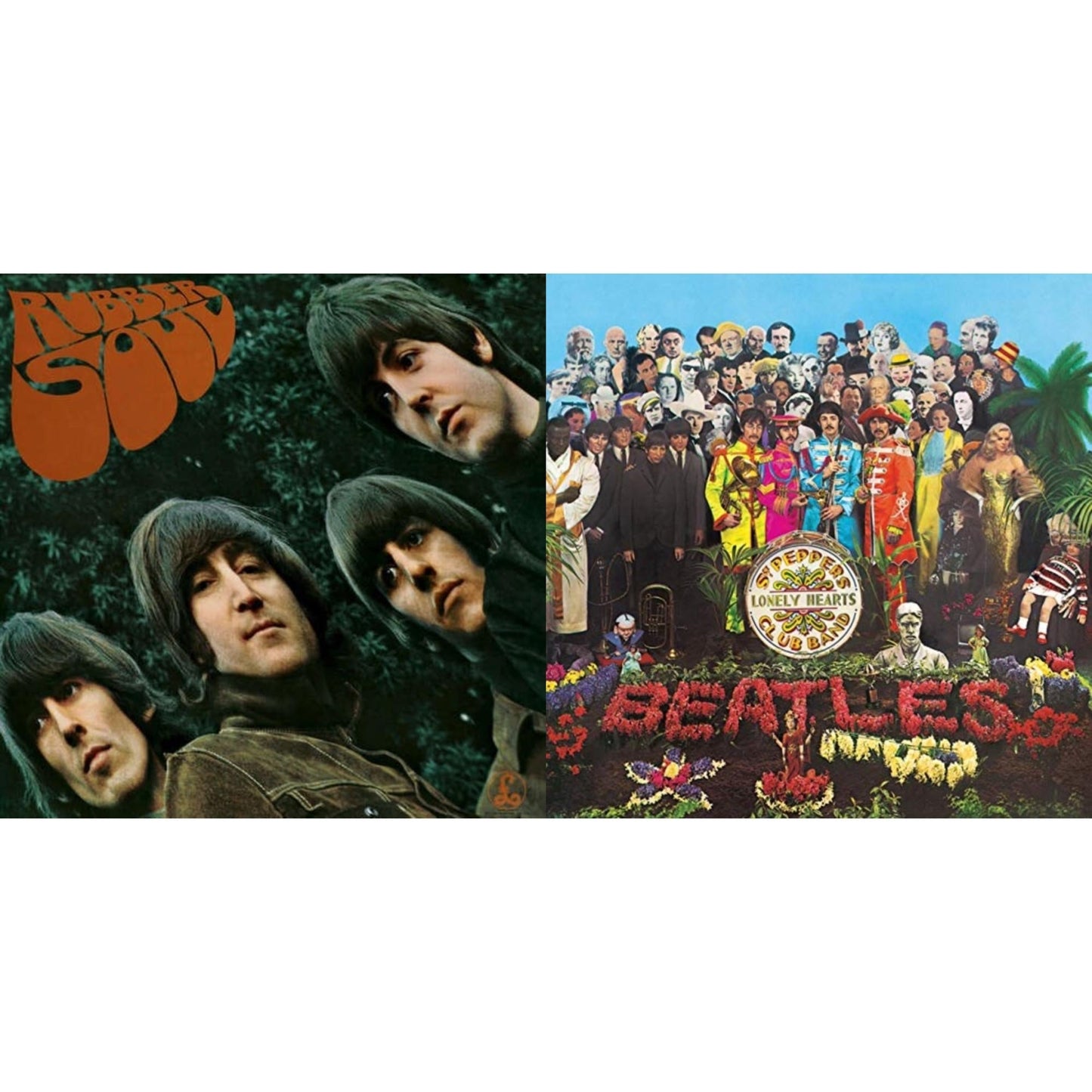 Beatles - Rubber Soul & Sgt. Pepper's Lonely Hearts Club Band (2017 Stereo Mix/180G/Original Stencils) - LP Vinyl Bundle