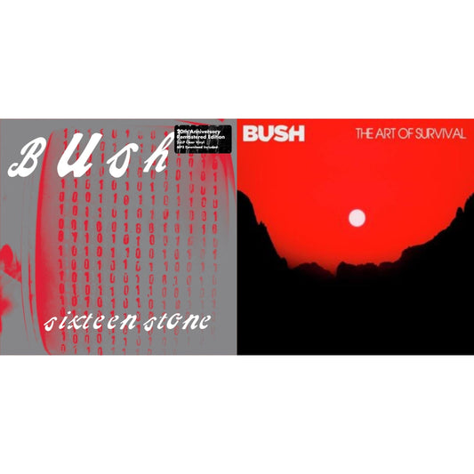 Bush - Art Of Survival (Black LP Vinyl) & Sixteen Stone