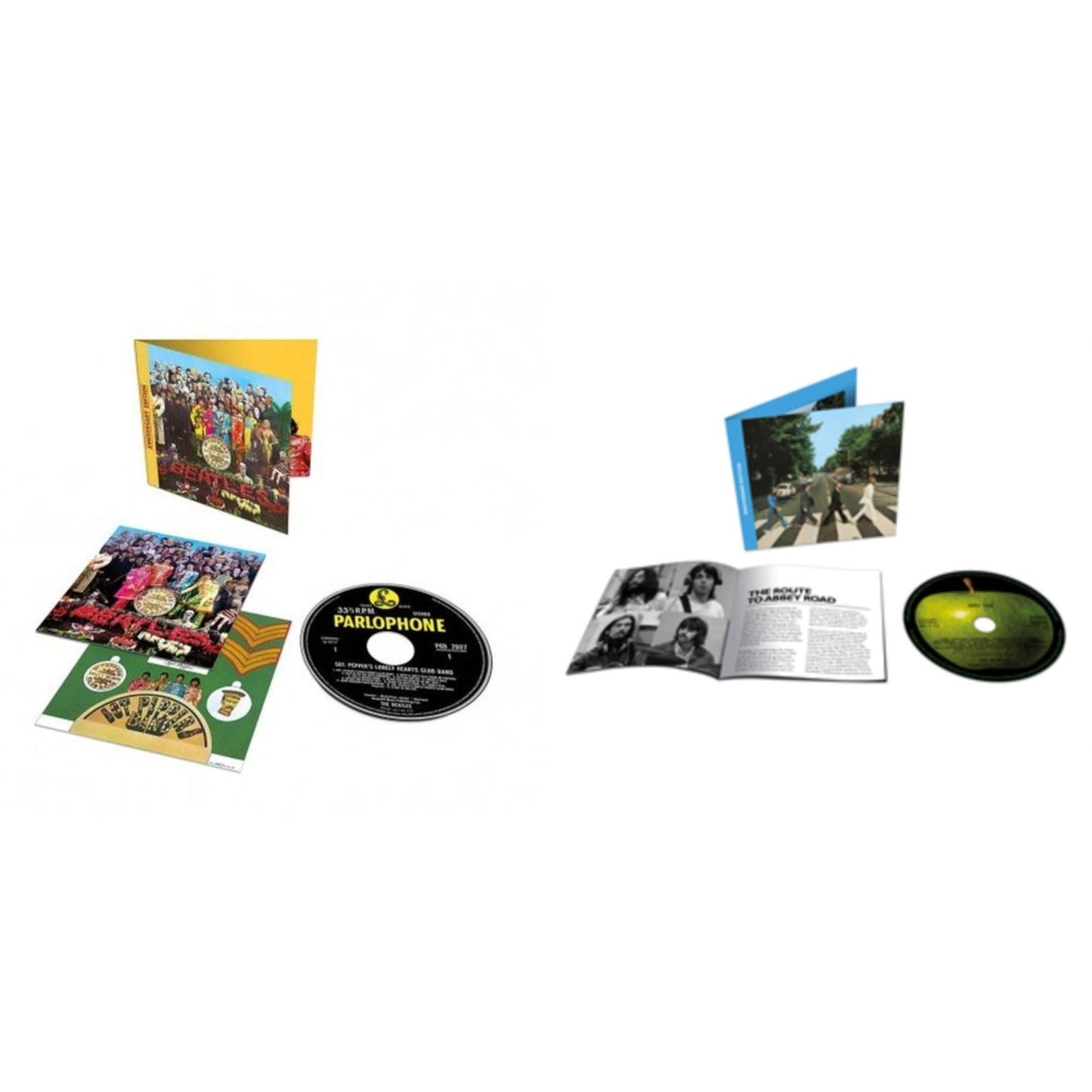 Beatles - Abbey Road Anniversary & Sgt. Pepper's Lonely Hearts Club Band (Anniversary Edition) - CD Bundle