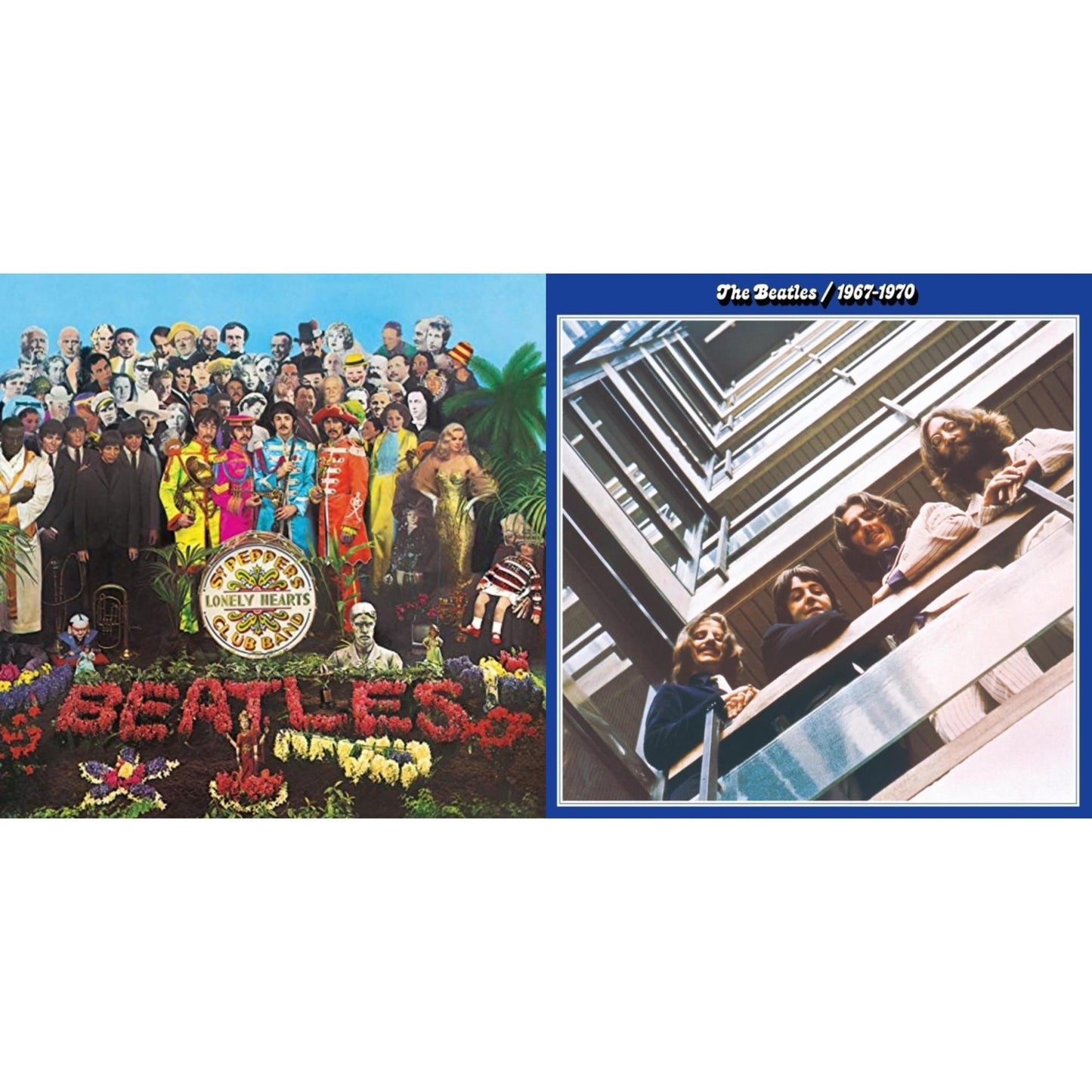 Beatles - Sgt. Pepper's Lonely Hearts Club Band (2017 Stereo Mix/180G/Original Stencils) & Beatles 1967-1970 (2023) (Blue Vinyl/3LP) (Half-Speed)