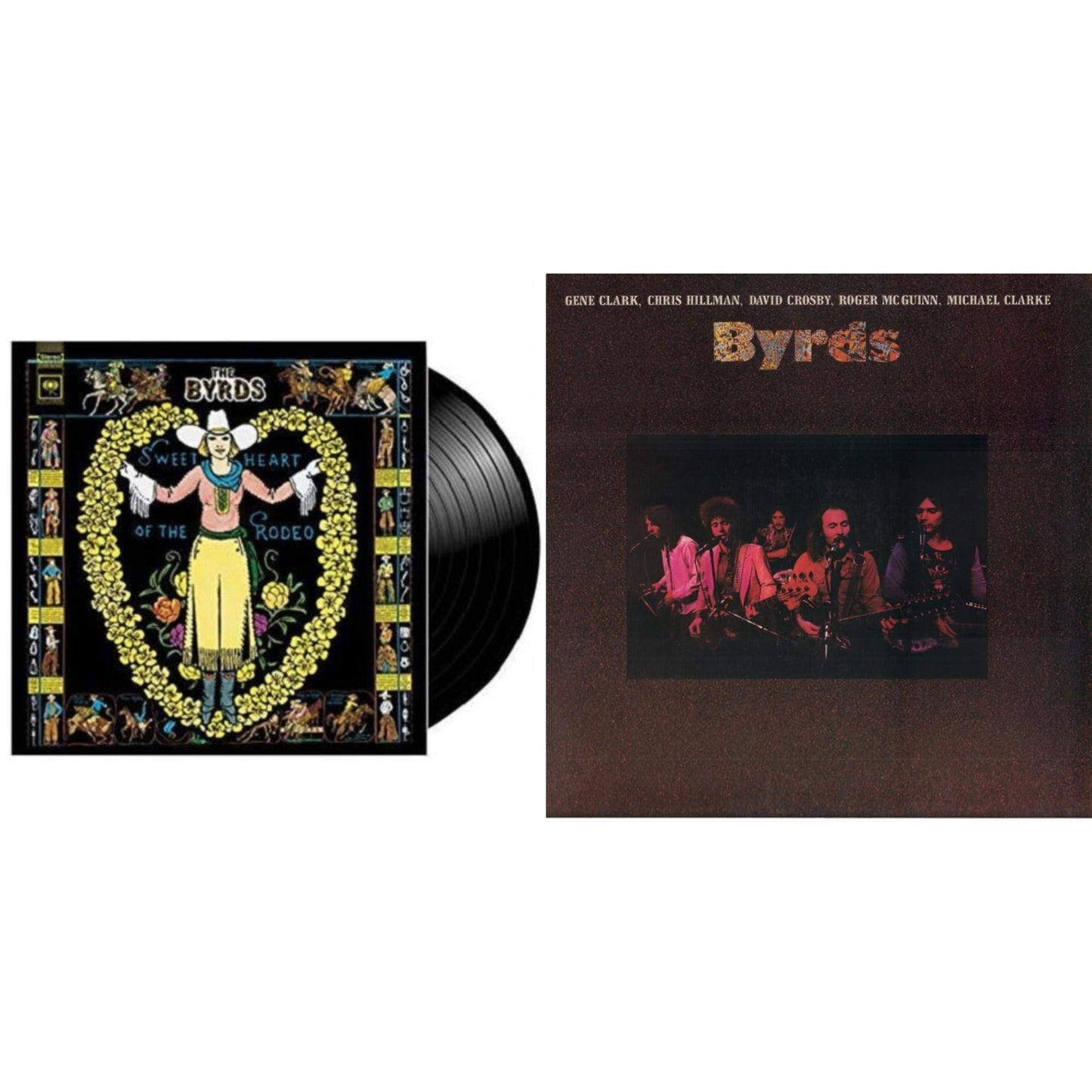 Byrds - Byrds (180G/Coral LP Vinyl/Limited Anniversary Edition/Gatefold Cover) & Sweetheart Of The Rodeo