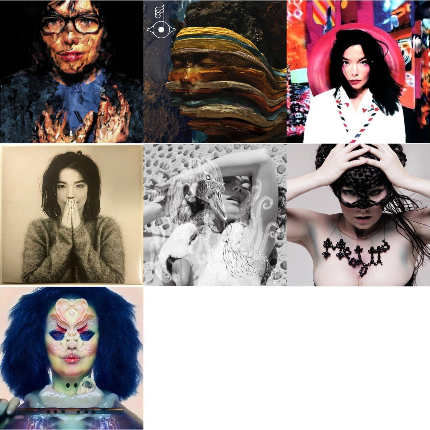 Bjork - Debut & Post & Vespertine & Medulla & Utopia & Selma Songs & Bastards: Remix - LP Vinyl Bundle