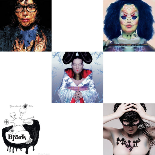 Bjork - Homogenic & Greatest Hits & Medulla & Utopia & Selma Songs - LP Vinyl Bundle