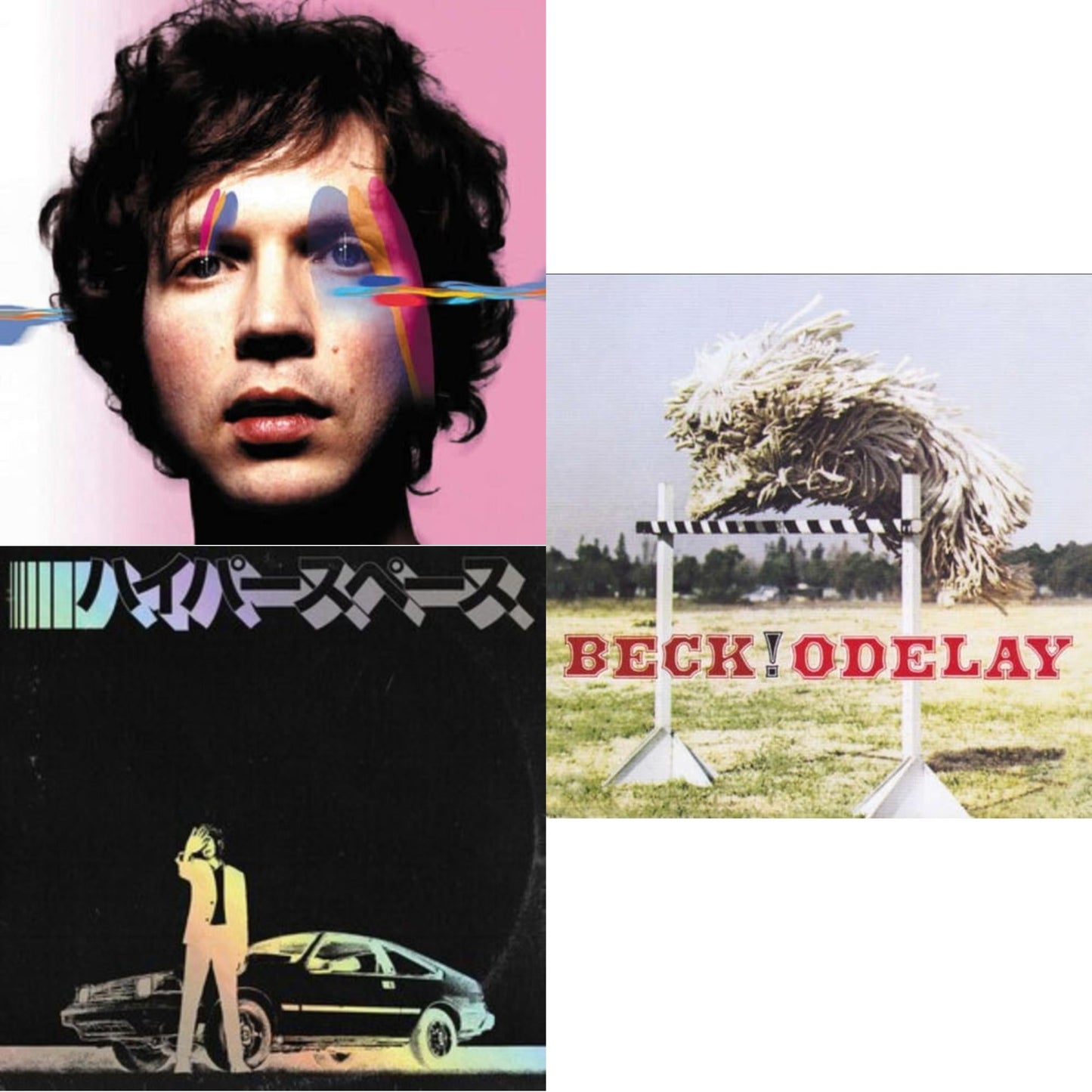 Beck - Hyperspace (2020 Deluxe Edition/Holographic Jacket/Booklet) & Odelay & Sea Change (140G/Gatefold/Dl Card) - LP Vinyl Bundle