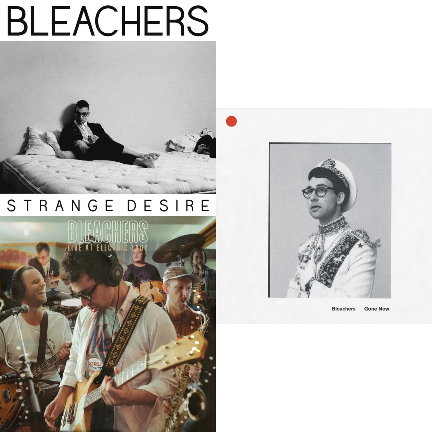 Bleachers - Gone Now (180G/Gold Palate LP Vinyl) & Strange Desire (180G/Translucent Yellow LP Vinyl) & Live At Electric Lady (Fruit Punch Colored LP Vinyl/140G)