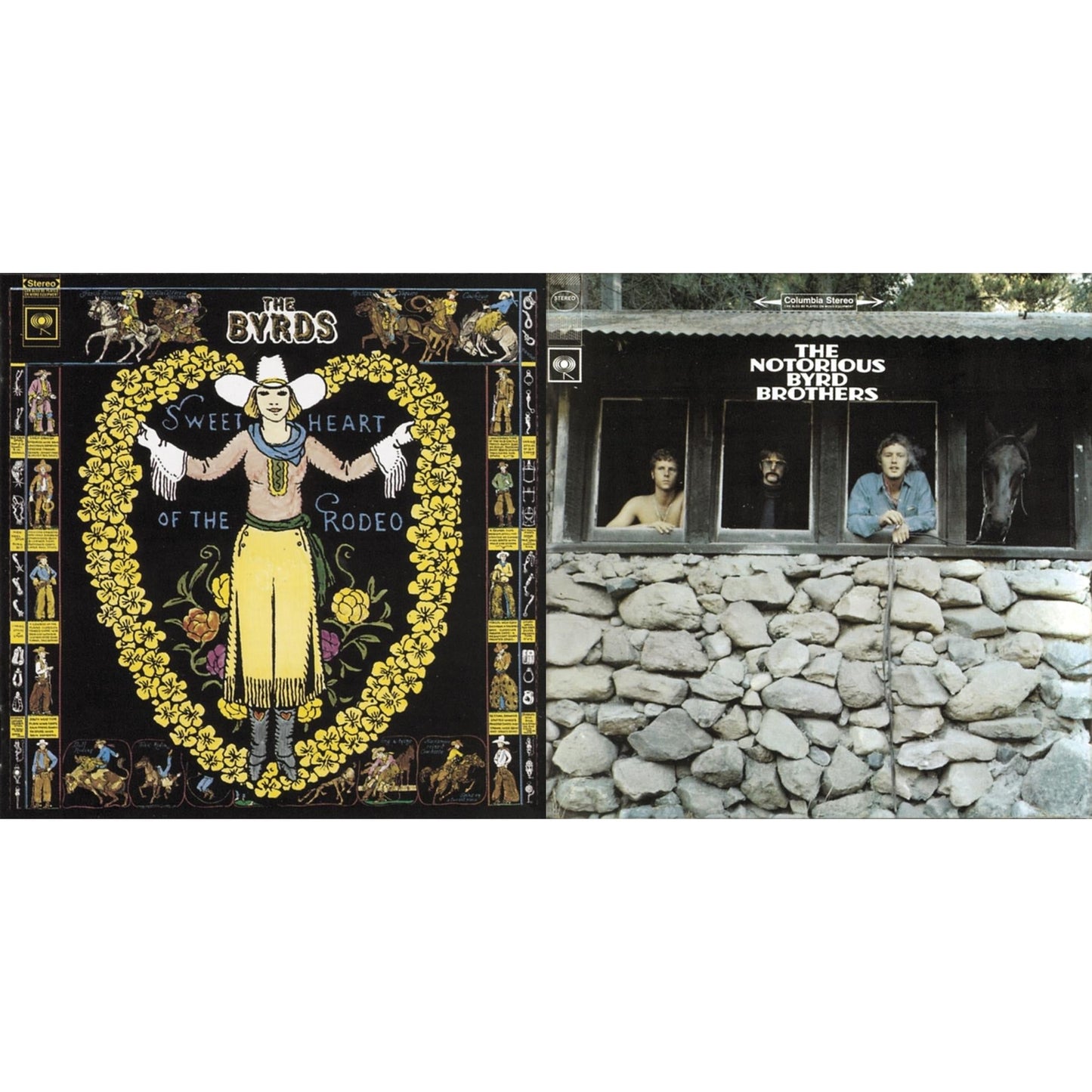 Byrds - Notorious Byrd Brothers & Sweetheart Of The Rodeo - CD Bundle