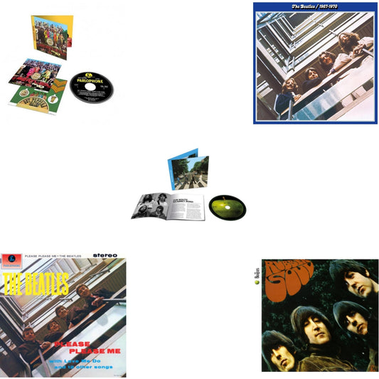 Beatles - Please Please Me & Rubber Soul & Beatles 1967-1970 (2023 Edition) (2CD) & Abbey Road Anniversary & Sgt. Pepper's Lonely Hearts Club Band (Anniversary Edition)