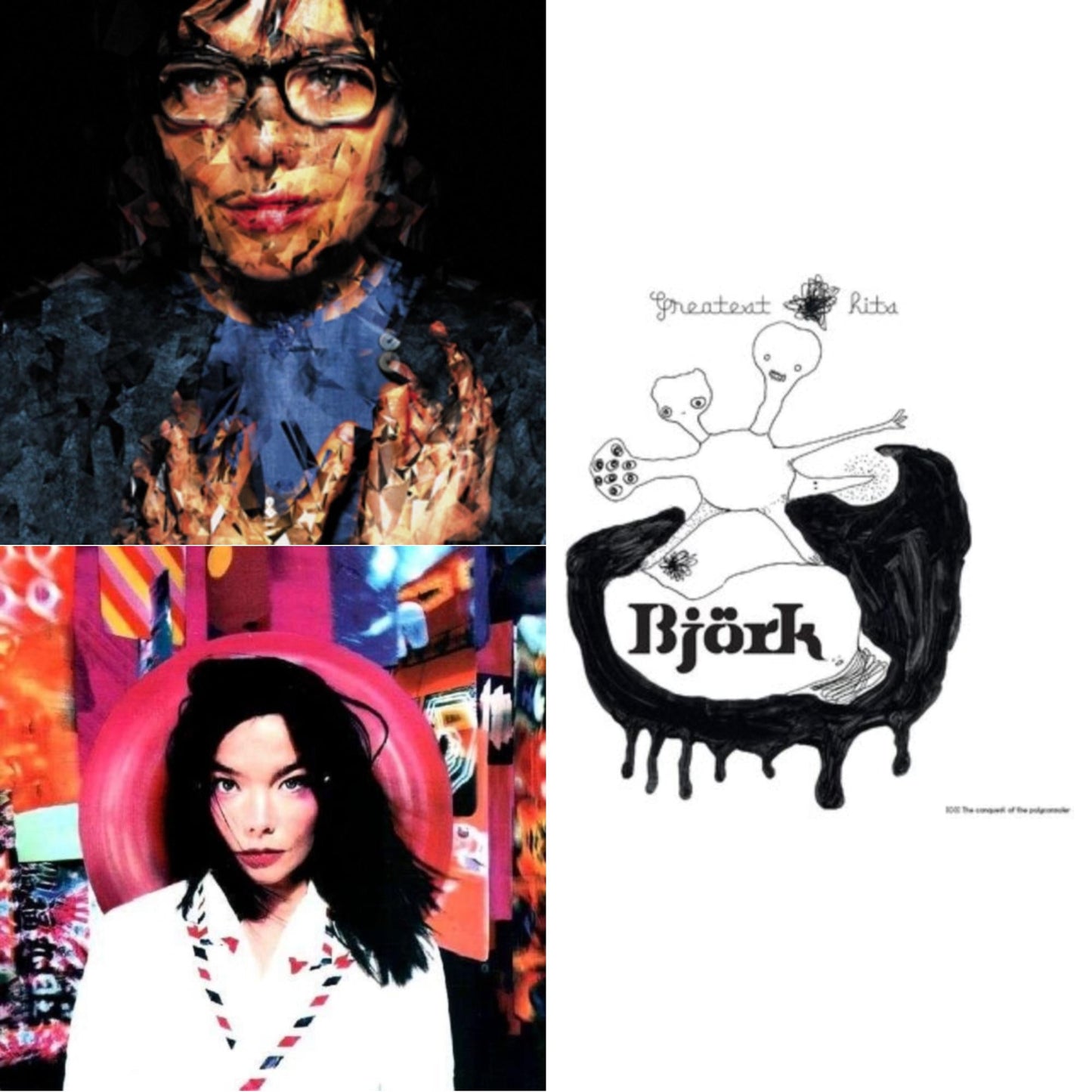 Bjork - Post & Greatest Hits & Selma Songs - LP Vinyl Bundle