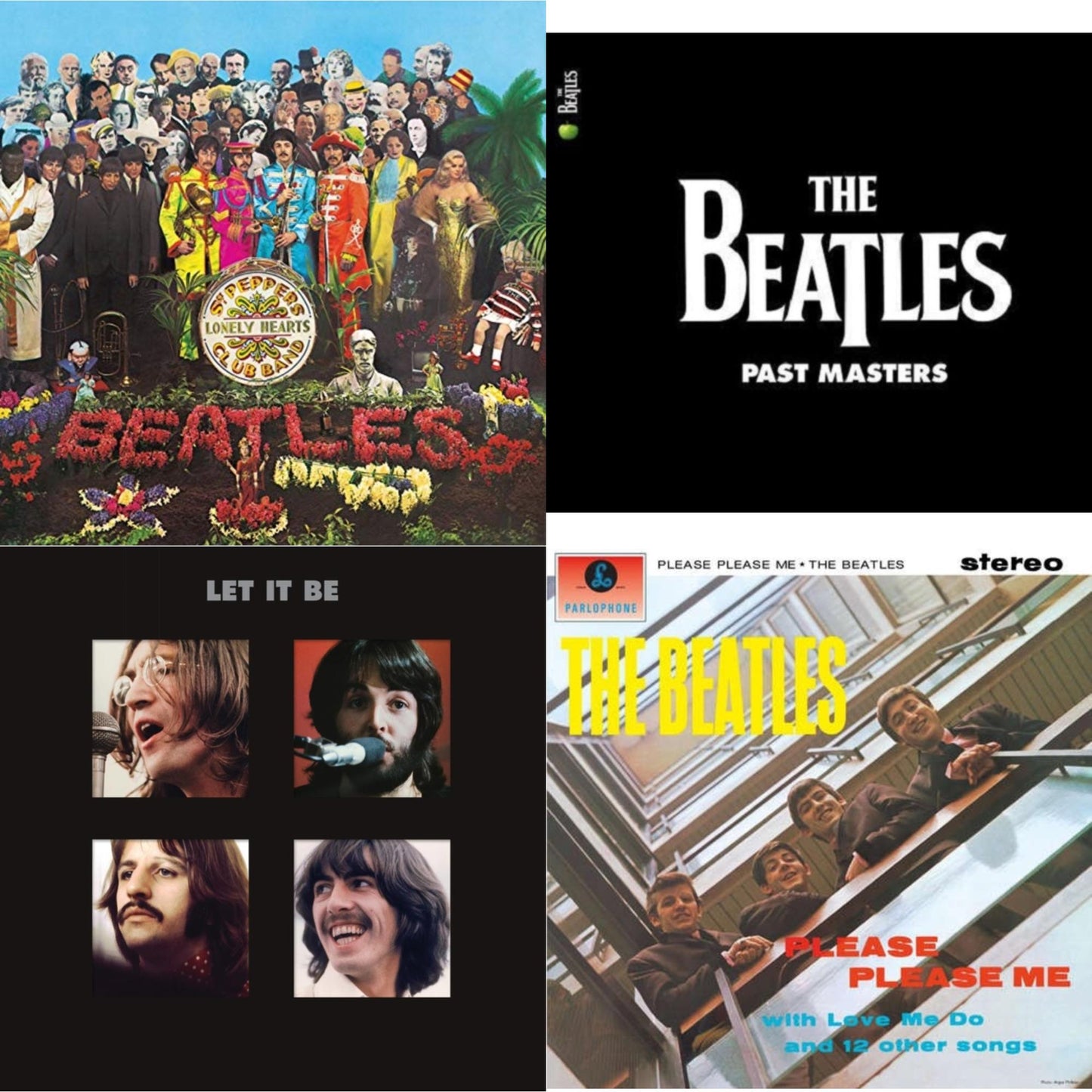 Beatles - Please Please Me & Past Masters 1 & 2 & Let It Be Special Edition (Super Deluxe/Slipbox/Book/4LP/12Inch Ep Box Set) & Sgt. Pepper's Lonely Hearts Club Band (2017 Stereo Mix/180G/Original Stencils)