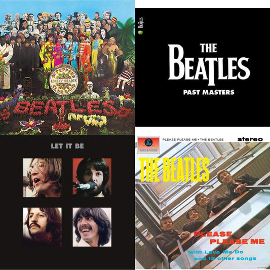 Beatles - Please Please Me & Past Masters 1 & 2 & Let It Be Special Edition (Super Deluxe/Slipbox/Book/4LP/12Inch Ep Box Set) & Sgt. Pepper's Lonely Hearts Club Band (2017 Stereo Mix/180G/Original Stencils)