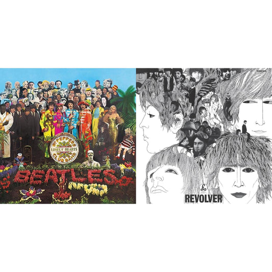 Beatles - Revolver - Special Edition (Picture Disc) & Sgt. Pepper's Lonely Hearts Club Band (2017 Stereo Mix/180G/Original Stencils) - LP Vinyl Bundle