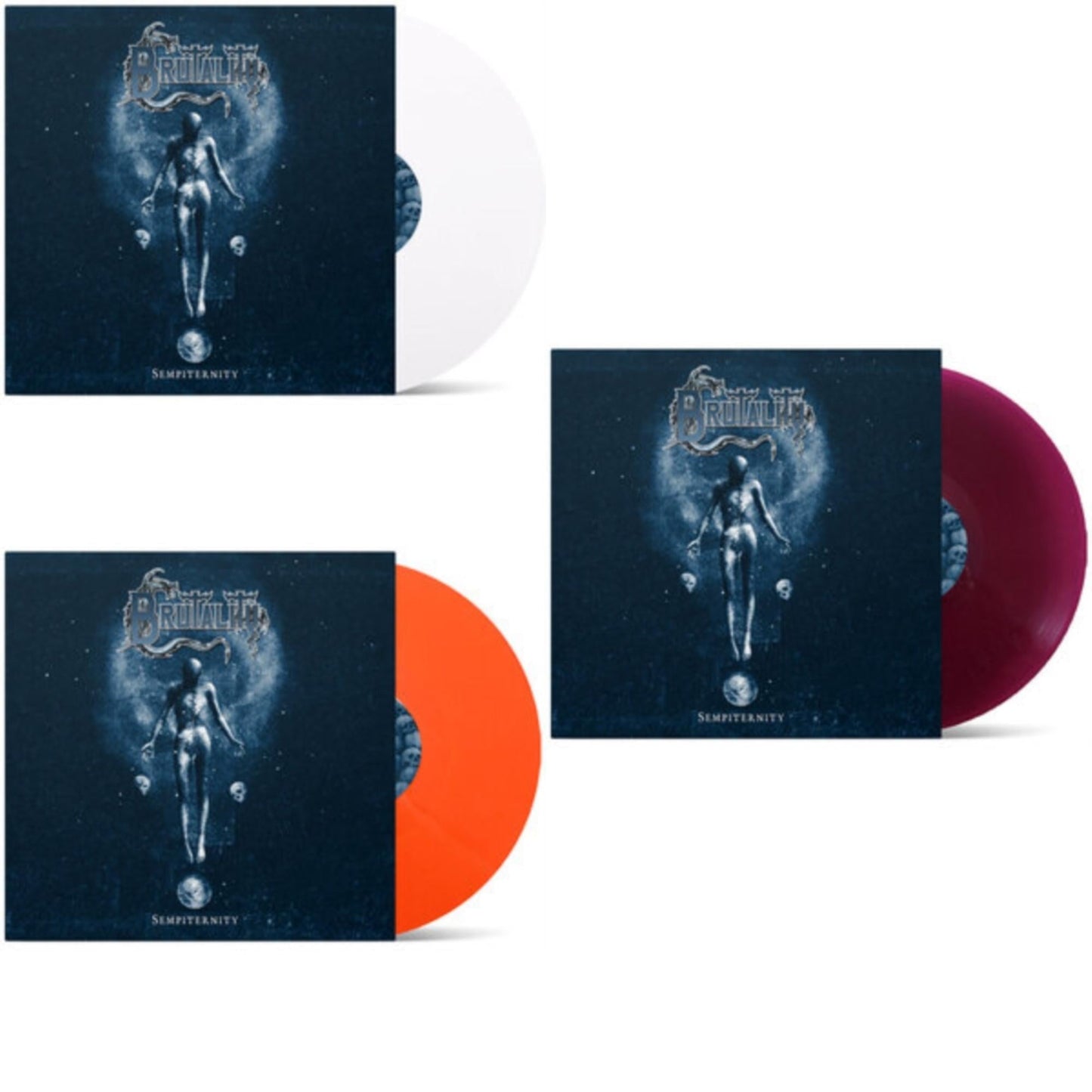 Brutality - Sempiternity (Transparent Violet LP Vinyl) & Sempiternity (White LP Vinyl) & Sempiternity (Transparent Orange LP Vinyl)