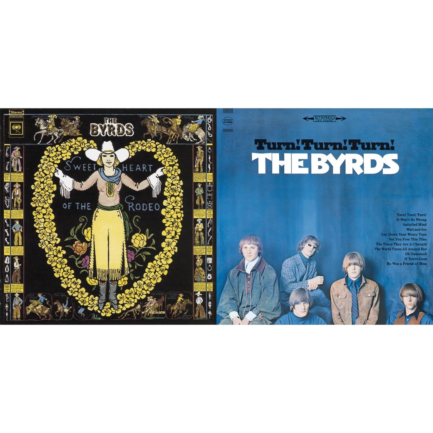 Byrds - Sweetheart Of The Rodeo & Turn Turn Turn - CD Bundle