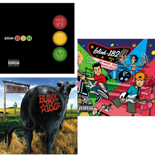 Blink-182 - Dude Ranch & Take Off Your Pants & Jacket & Mark Tom & Travis Show (Enema Strikes Back) - LP Vinyl Bundle