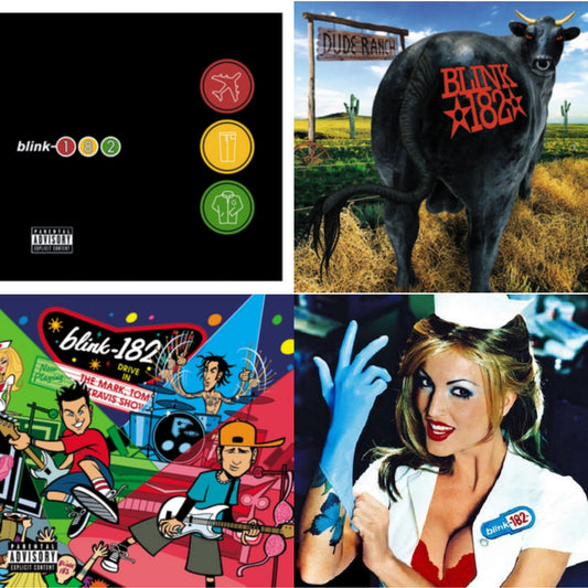 Blink-182 - Enema Of The State (X) & Dude Ranch & Take Off Your Pants & Jacket & Mark Tom & Travis Show (Enema Strikes Back) - LP Vinyl Bundle