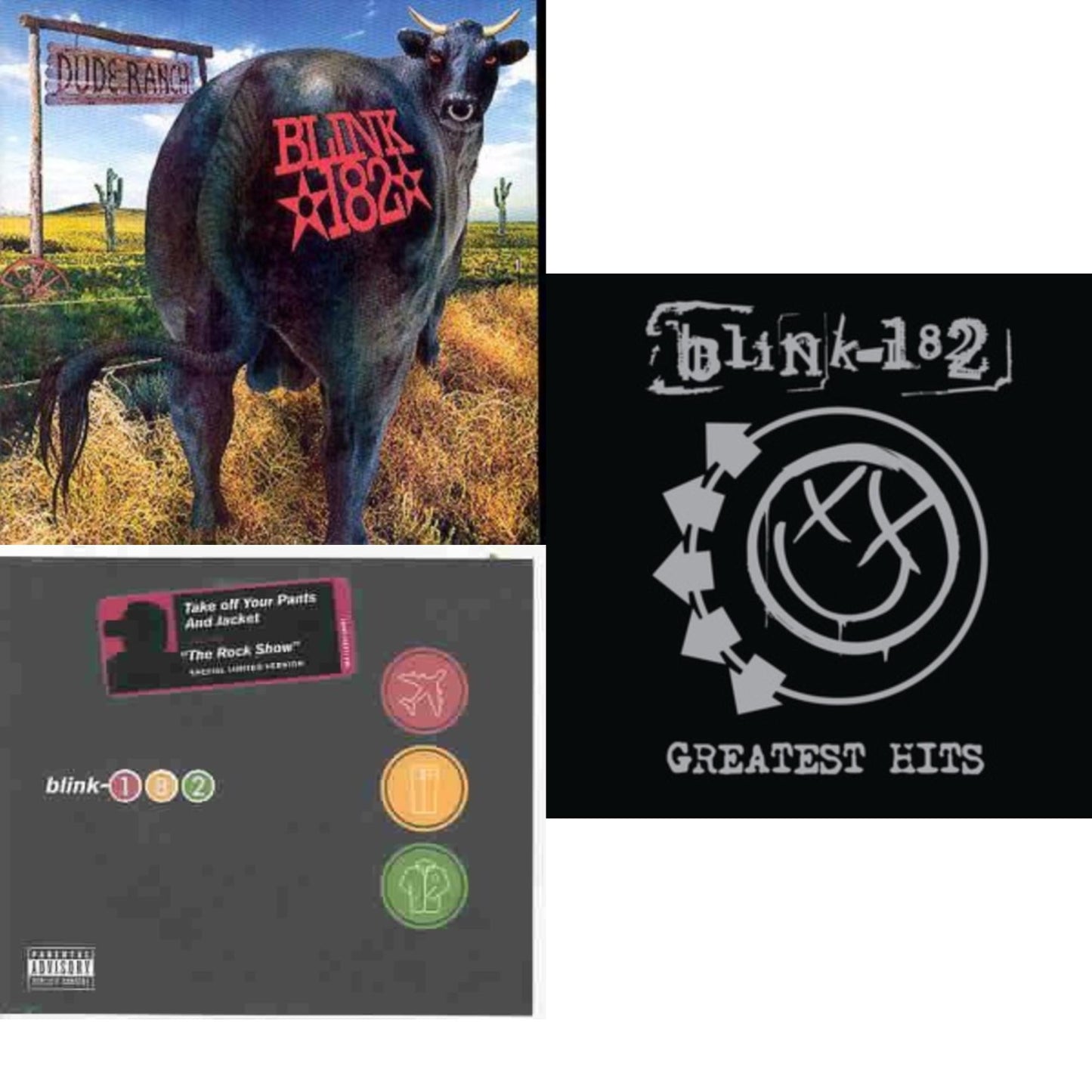 Blink-182 - Dude Ranch & Take Off Your Pants & Jacket & Greatest Hits - CD Bundle