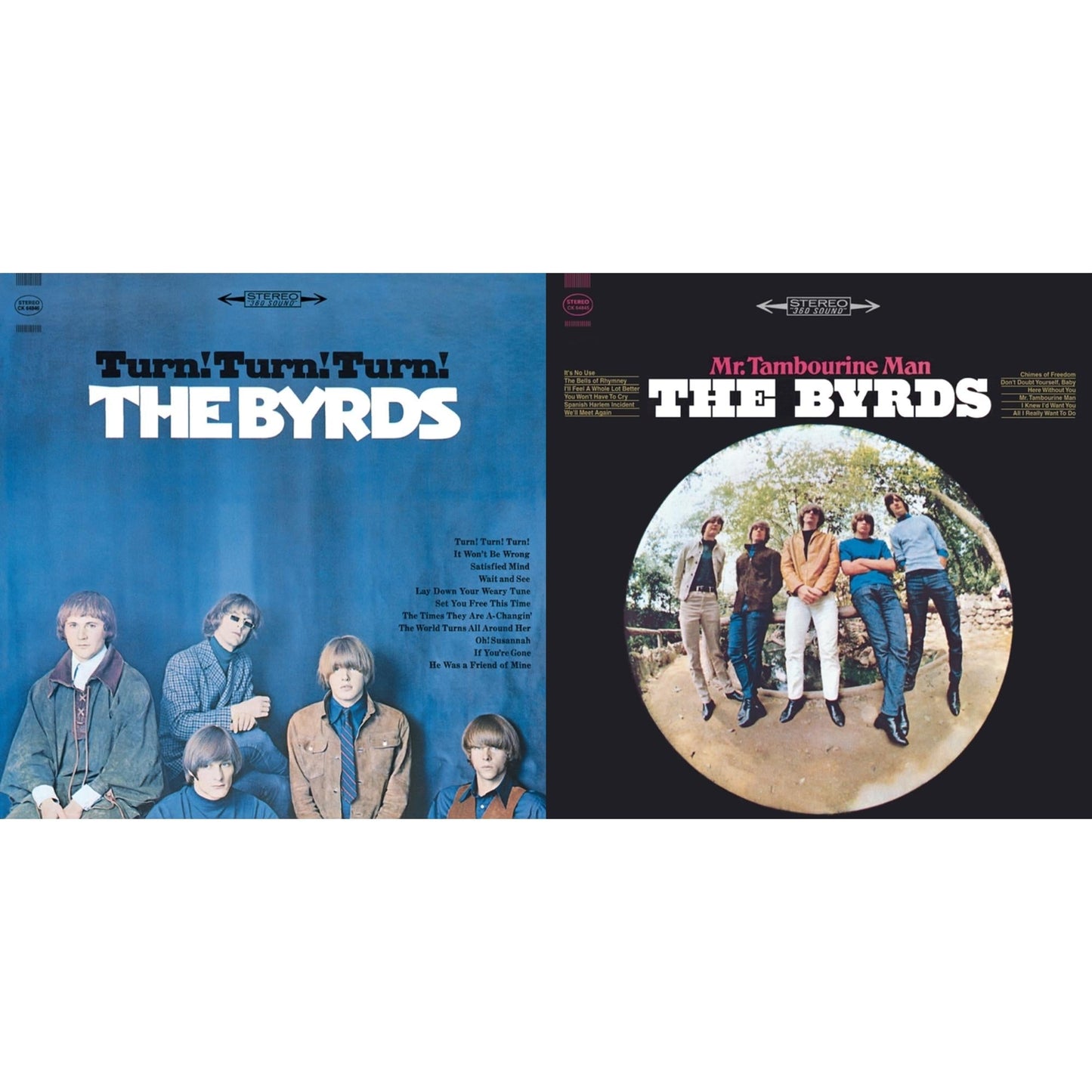 Byrds - Mr. Tambourine Man & Turn Turn Turn - CD Bundle