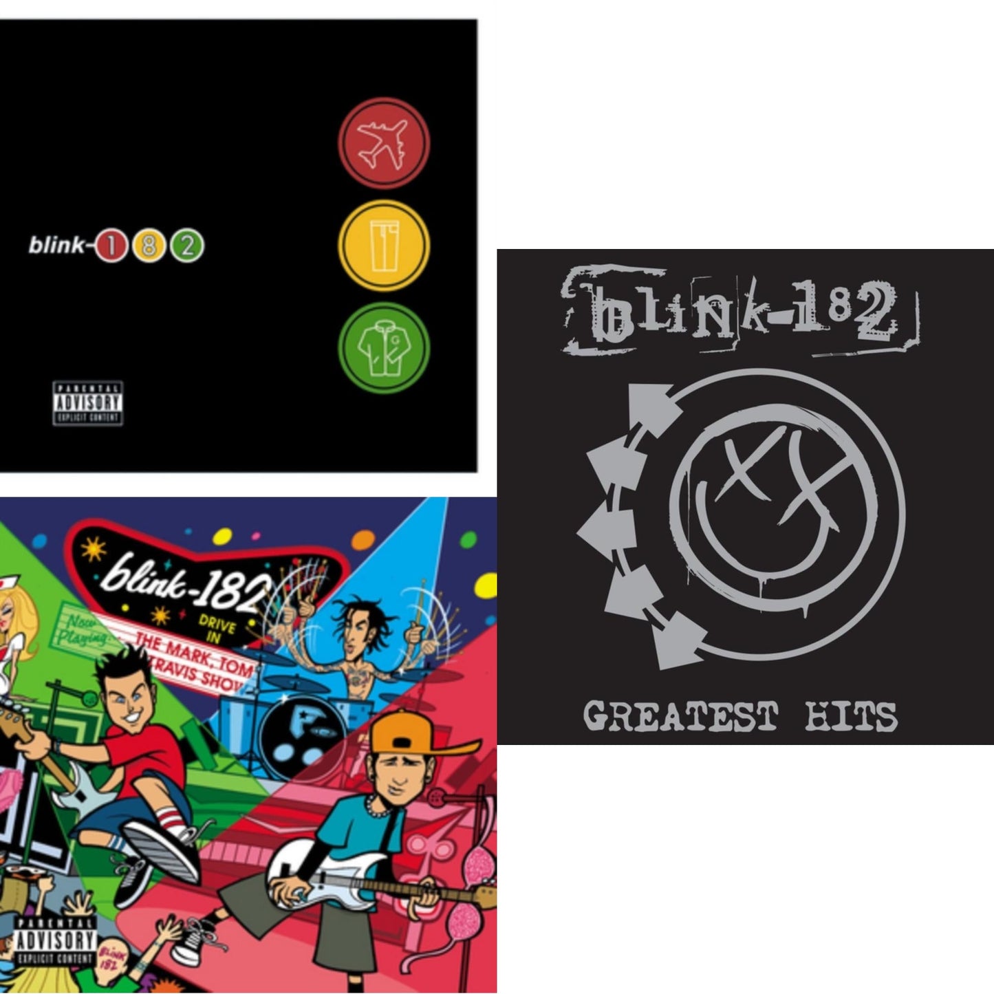 Blink-182 - Greatest Hits (2LP) & Take Off Your Pants & Jacket & Mark Tom & Travis Show (Enema Strikes Back)