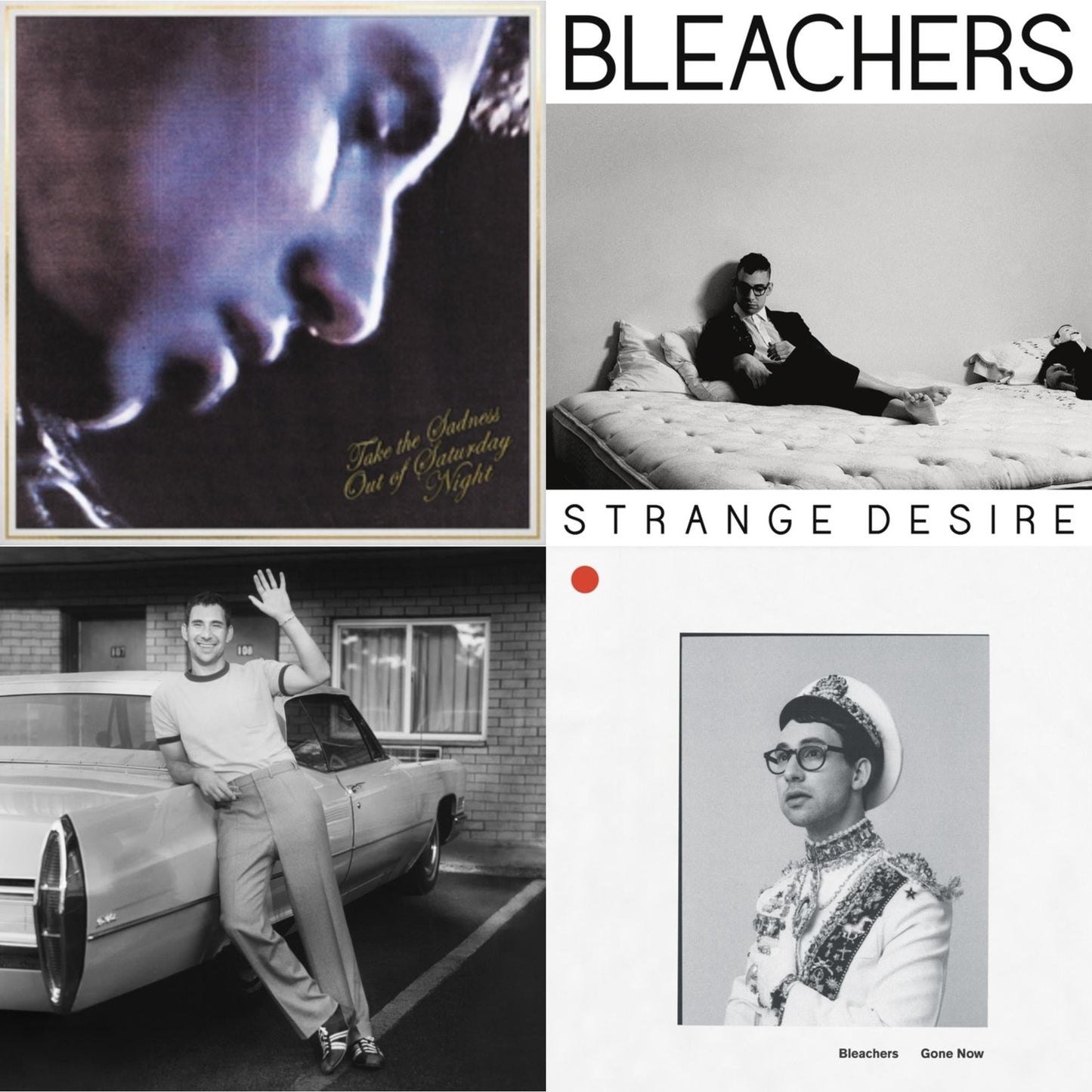 Bleachers - Gone Now (180G/Gold Palate LP Vinyl) & Strange Desire (180G/Translucent Yellow LP Vinyl) & Take The Sadness Out Of Saturday Night (180G/Green Glow LP Vinyl) & Bleachers (Clear Vinyl/2LP)