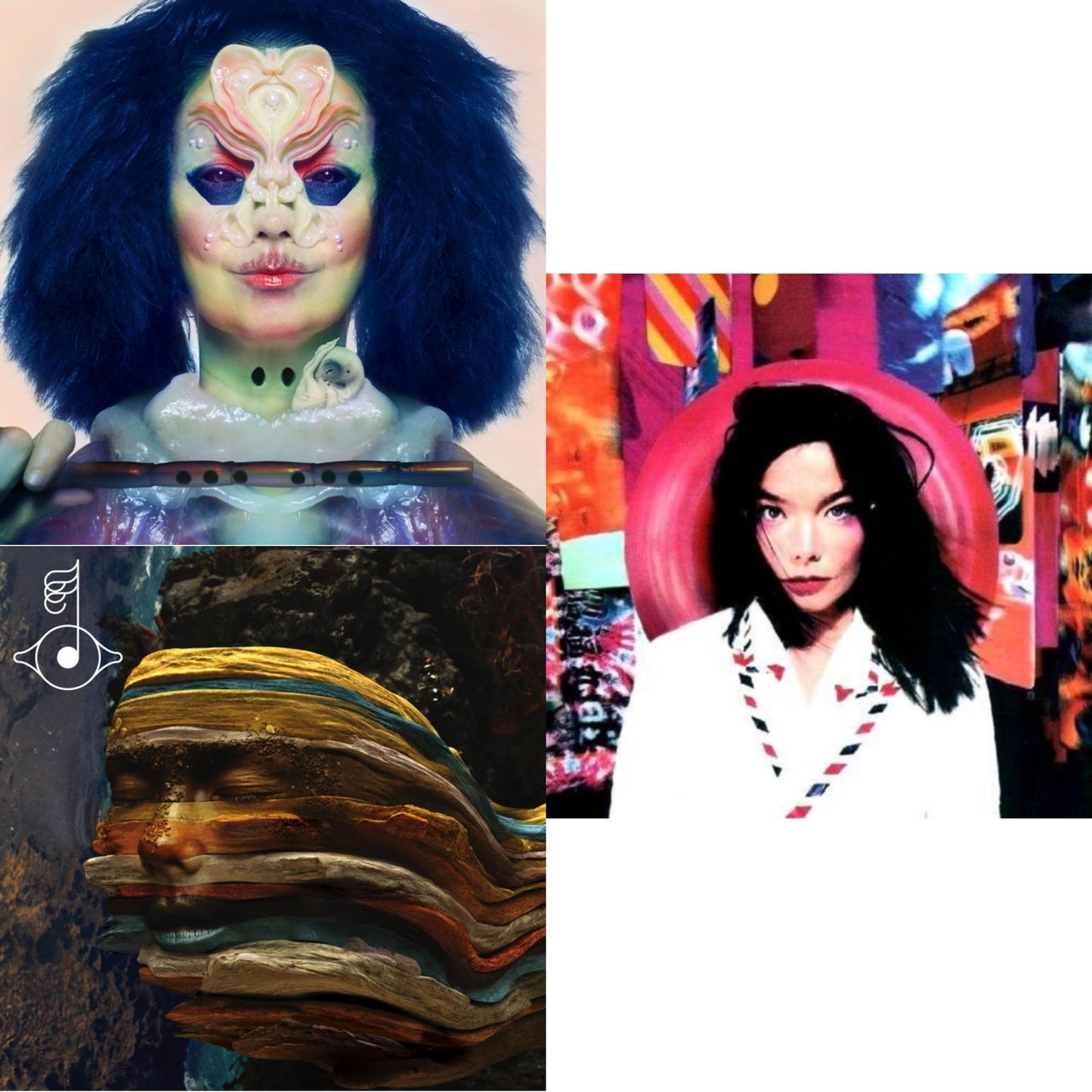 Bjork - Post & Utopia & Bastards: Remix - LP Vinyl Bundle