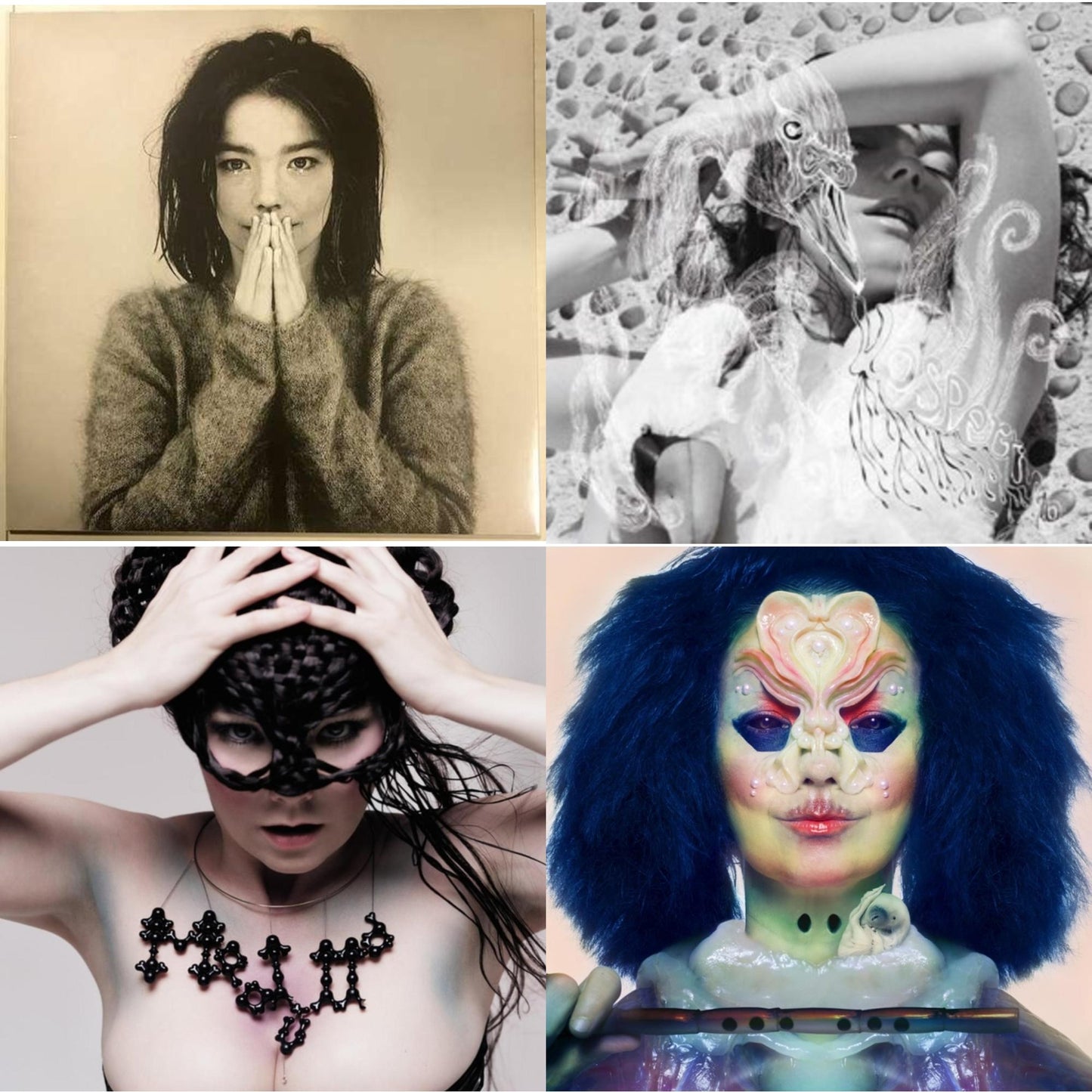 Bjork - Debut & Vespertine & Medulla & Utopia - LP Vinyl Bundle