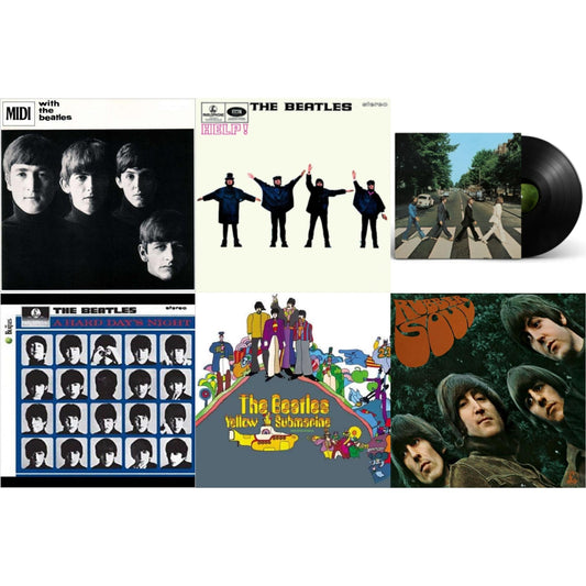 Beatles - Hard Day's Night & Help & Rubber Soul & With The Beatles & Yellow Submarine & Abbey Road Anniversary - LP Vinyl Bundle