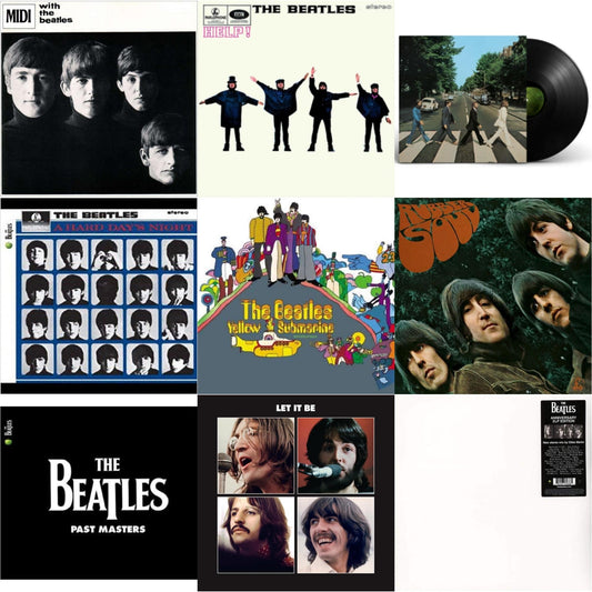 Beatles - Hard Day's Night & Help & Rubber Soul & With The Beatles & Yellow Submarine & Past Masters 1 & 2 & Let It Be Special Edition & Beatles (The White Album) (2 LP) & Abbey Road Anniversary