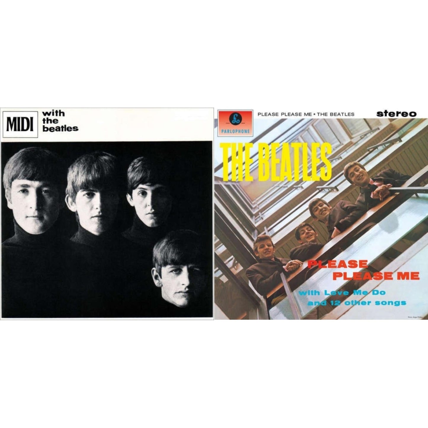 Beatles - Please Please Me & With The Beatles - LP Vinyl Bundle