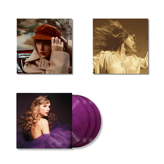 Taylor Swift - Fearless (Taylor's Version) (Gold Vinyl/3LP) & Red (Taylor's Version) (4LP) & Speak Now (Taylor's Version) (Orchid Marbled Vinyl/3LP)