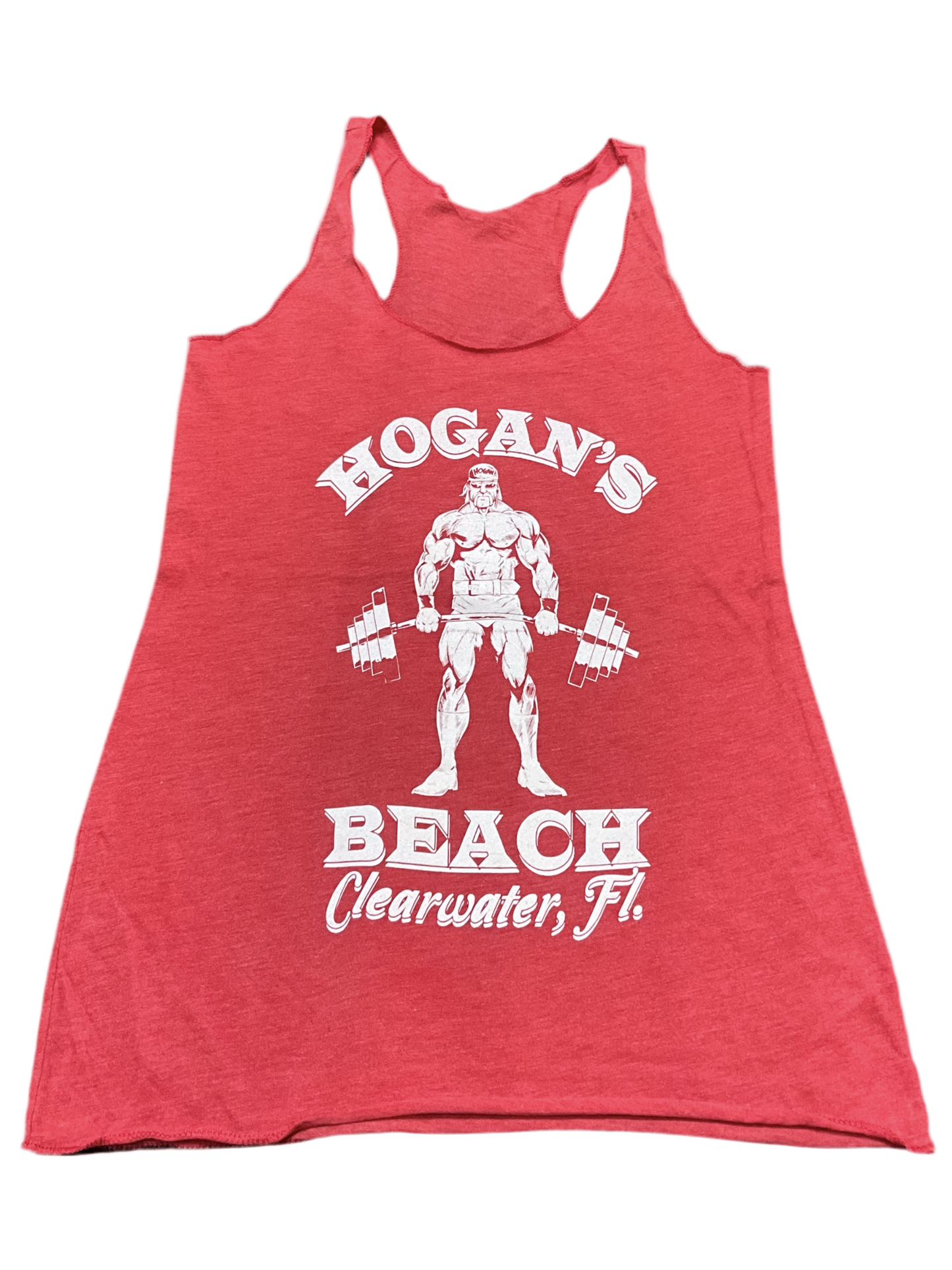 Womens Red Hogans Gym Tank Top