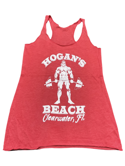 Womens Red Hogans Gym Tank Top