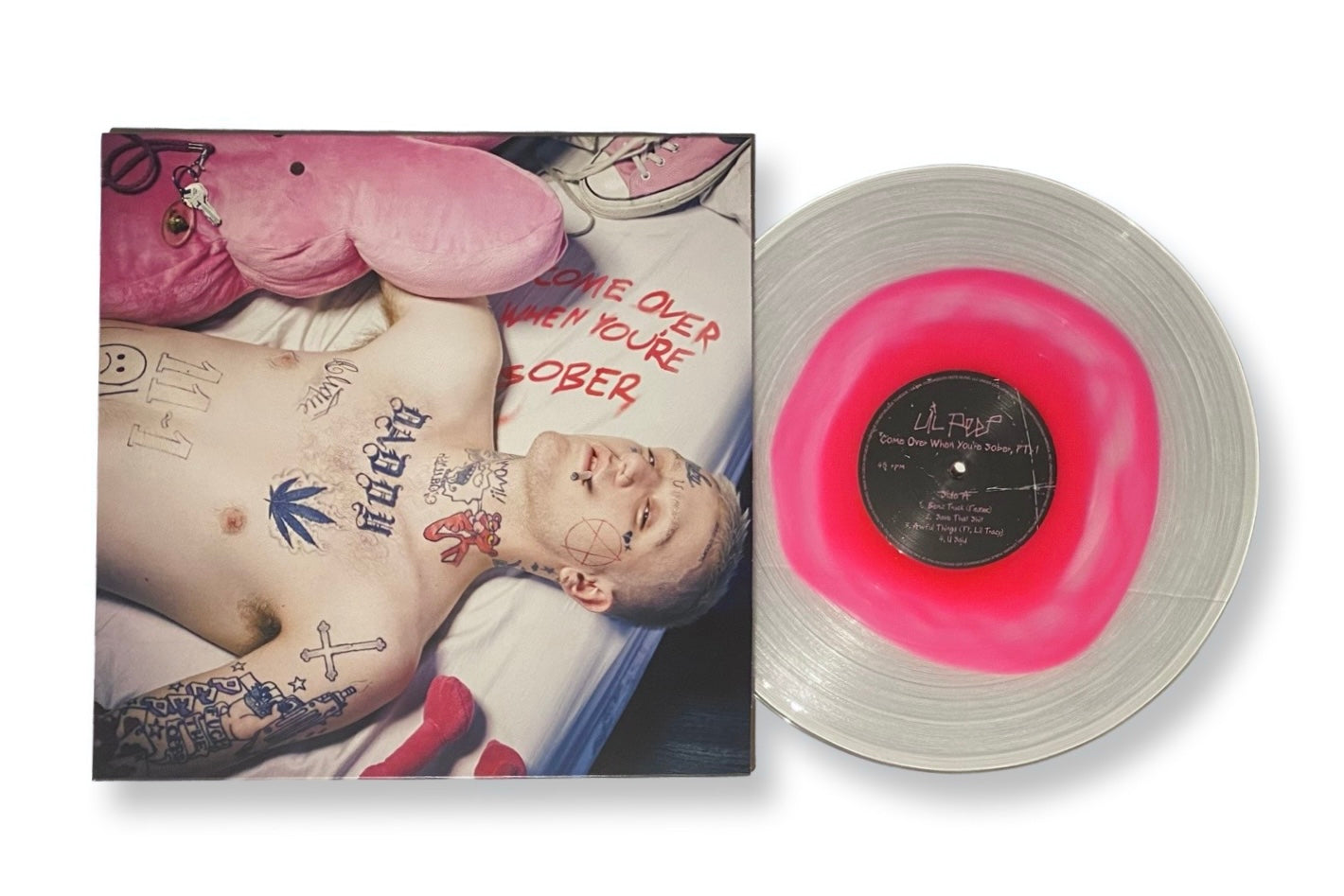 Lil Peep - Come Over When You're Sober, PT. 1 (Limited Edition Pink in Clear Colored Vinyl) Vinyl Record