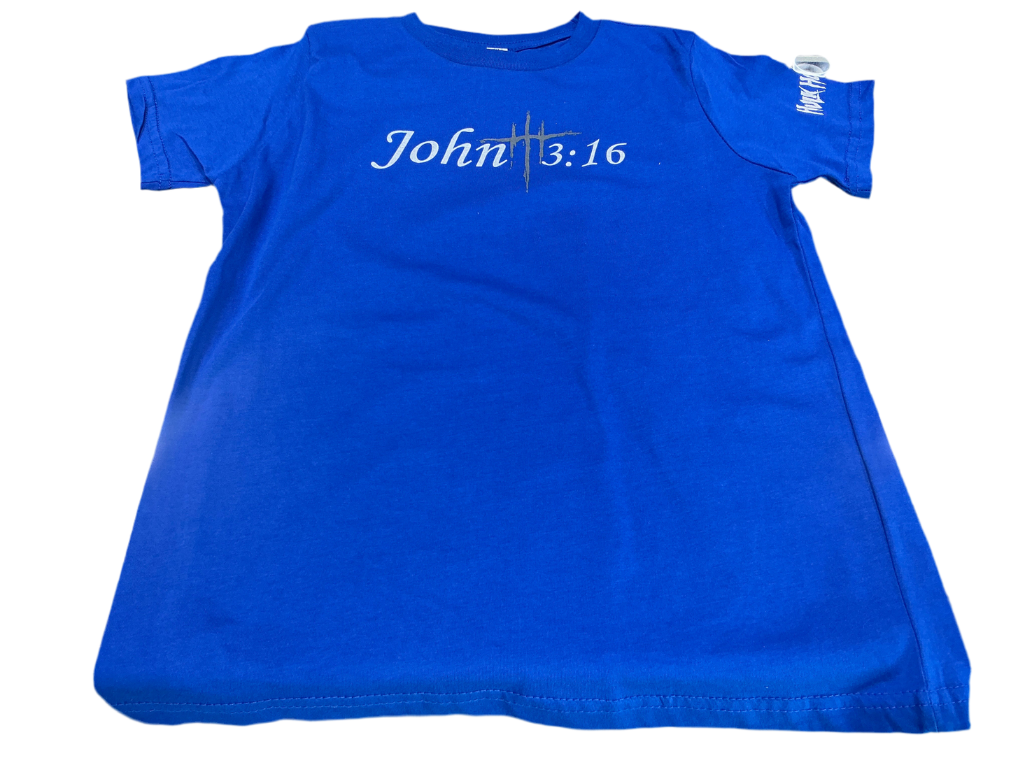 Blue John 3:16 Youth T-Shirt