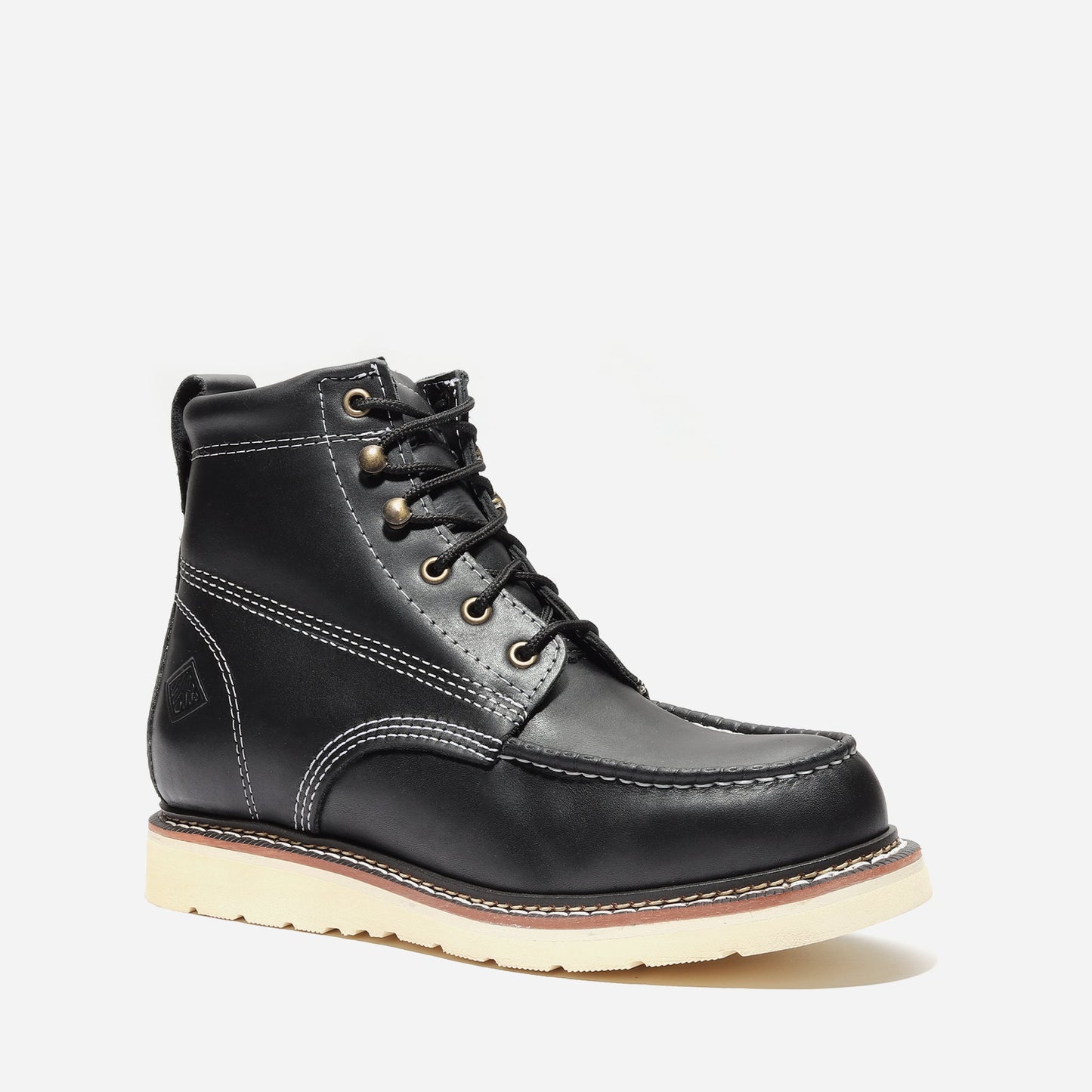 Frontier Classic 6" Moc Toe Black Bonanza Boots