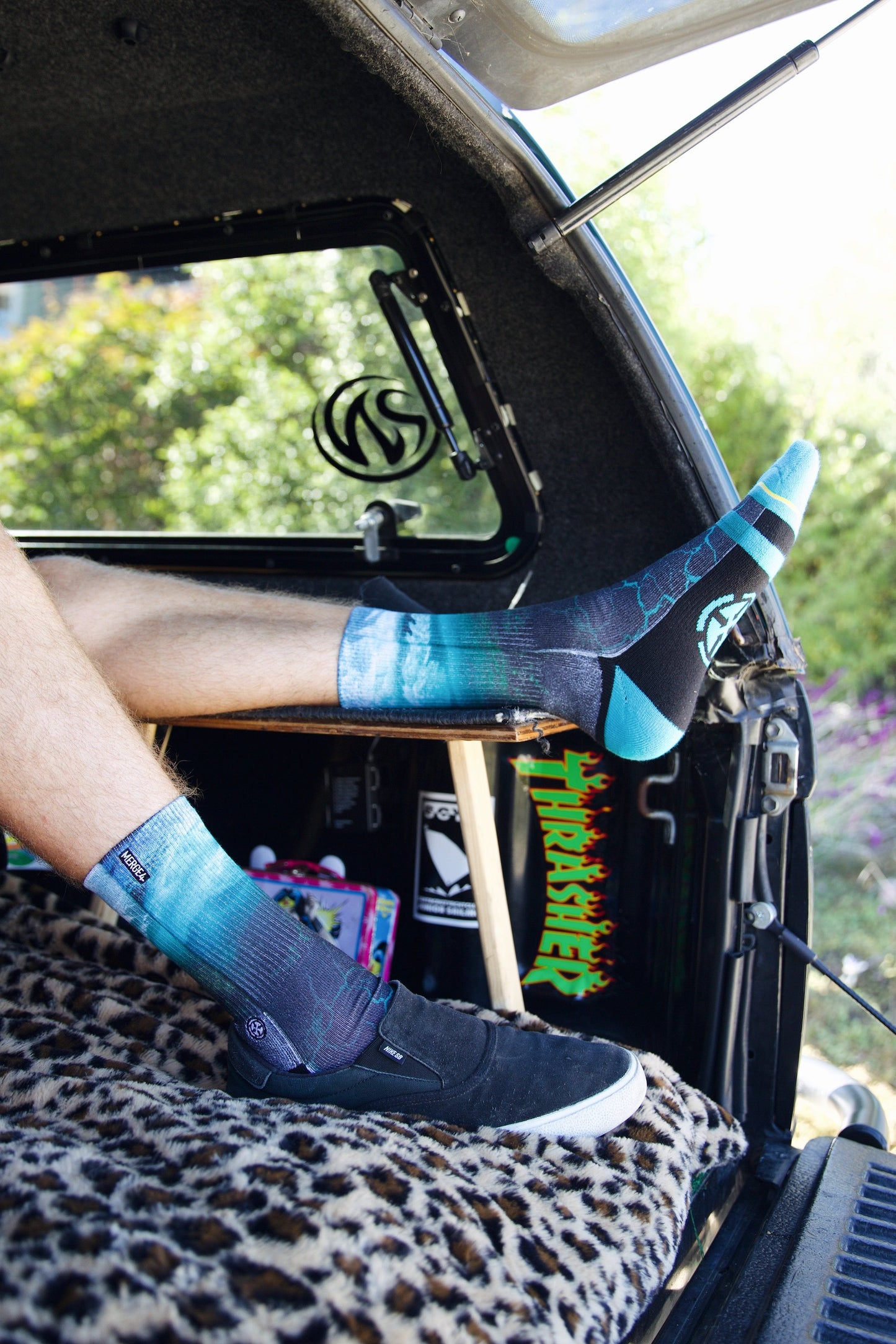 Dave Nelson Fish Bowl Adult Crew Socks