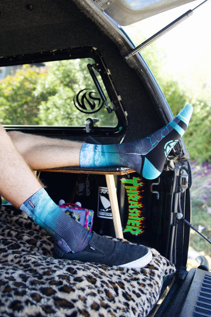 Dave Nelson Fish Bowl Adult Crew Socks