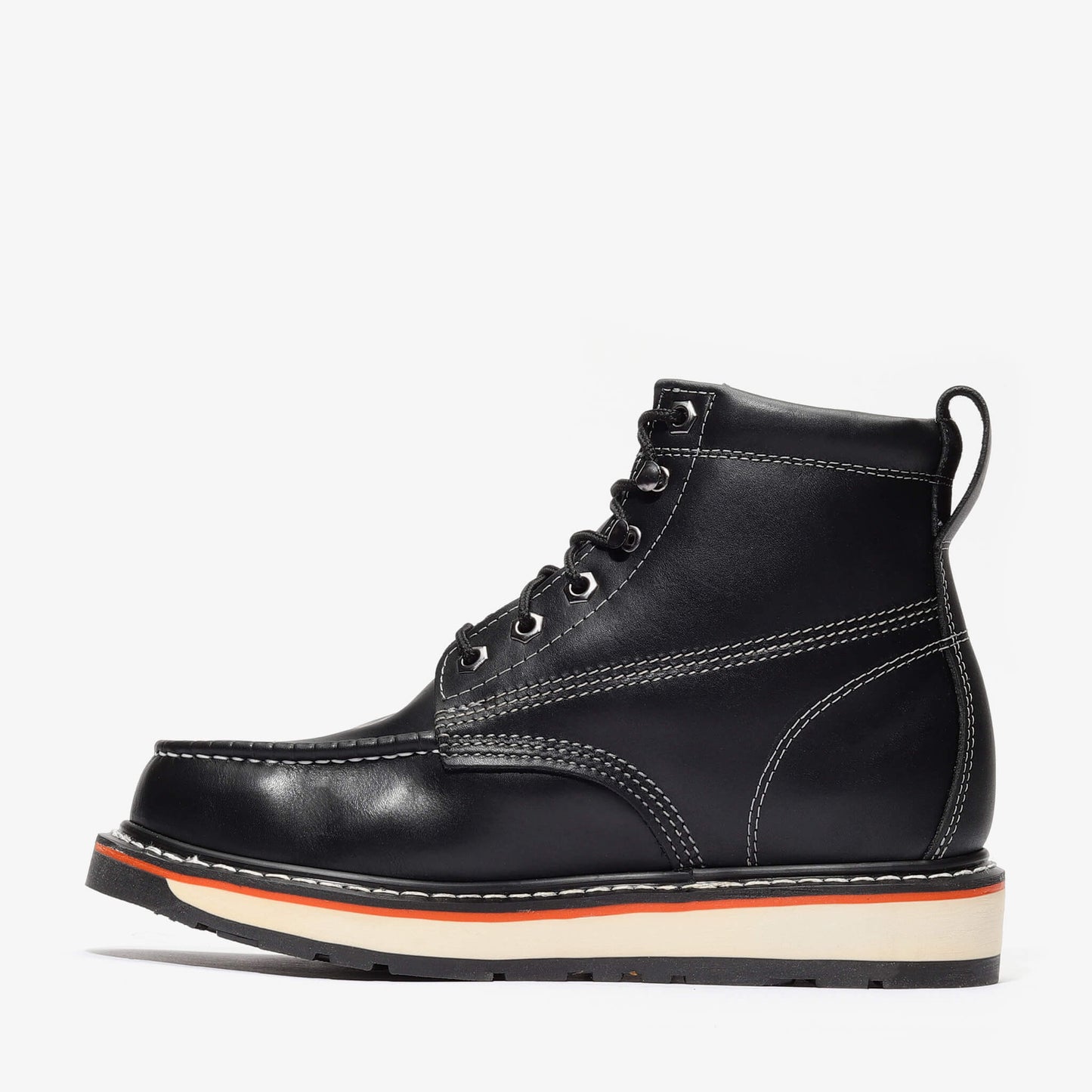 Frontier Dual 6" Moc Toe Black Bonanza Boots