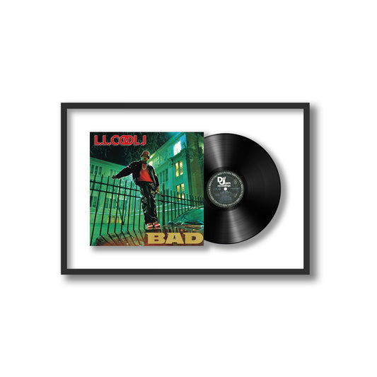 LL Cool J BAD Bigger and Deffer Framed Vinyl Record