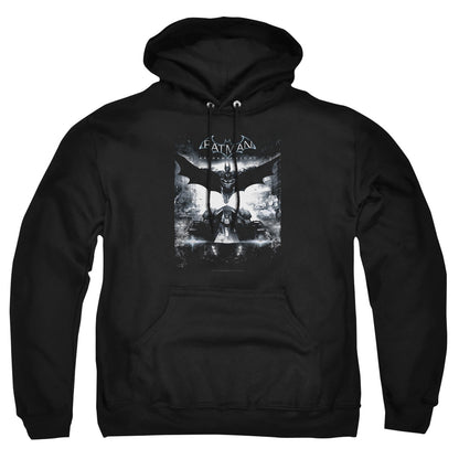 Batman Arkham Knight Forward Force Mens Hoodie Black Officially Licensed