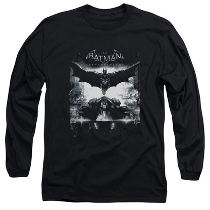Batman Arkham Knight Forward Force Mens Long Sleeve Shirt Black Officially Licensed